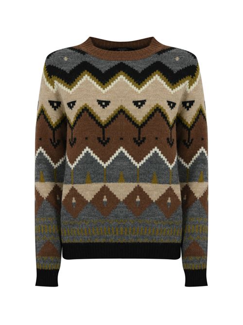 Maglione in lana e alpaca jacquard WEEKEND MAX MARA | 2425366232600007